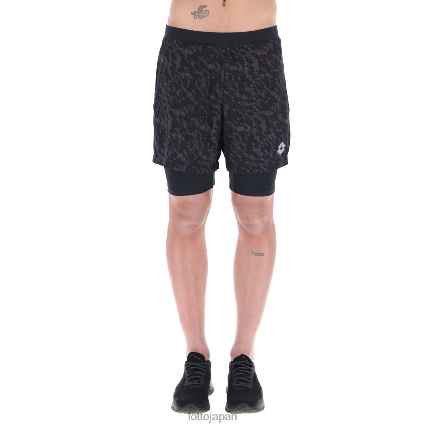 衣服 Lotto ラン&フィット ショート PRT PL スポーツ 男 NJB2J622