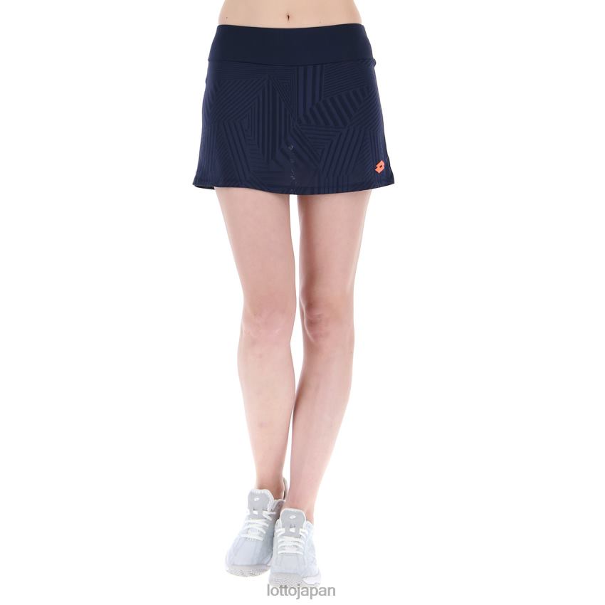 衣服 Lotto スーパーラピーダ W V スカート ネイビーブルー 女性 NJB2J999