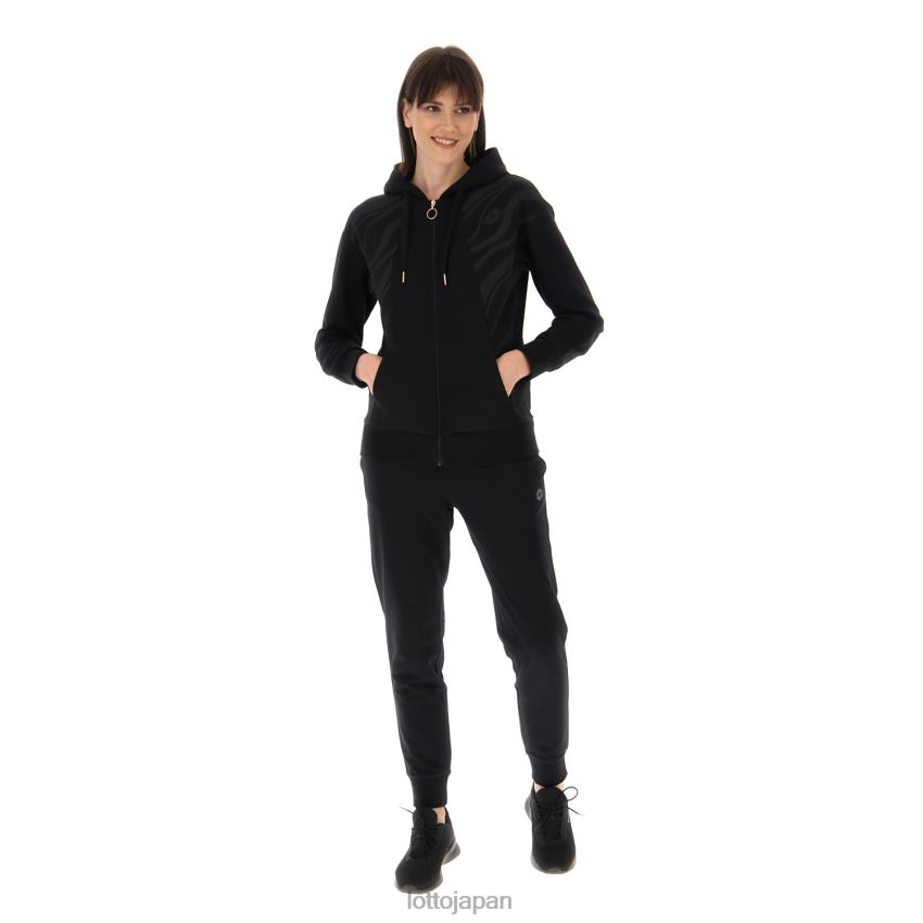 衣服 Lotto スーツミアータ w vii 全部黒 女性 NJB2J951
